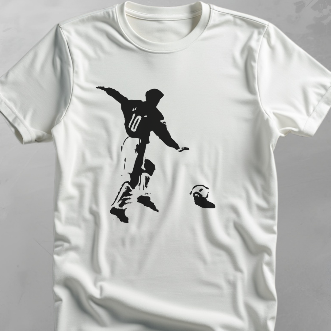 Halfway Line Wonder (Beckham) - flatlay tee mockup