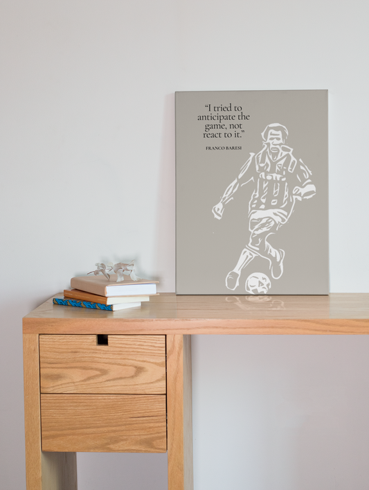 Franco Baresi World Legends aluminium wall art print