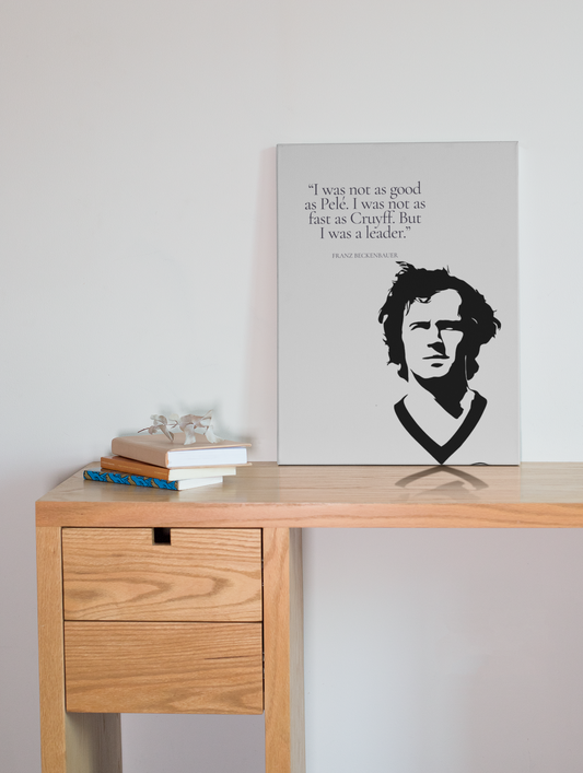 Franz Beckenbauer World Legends aluminium wall art print