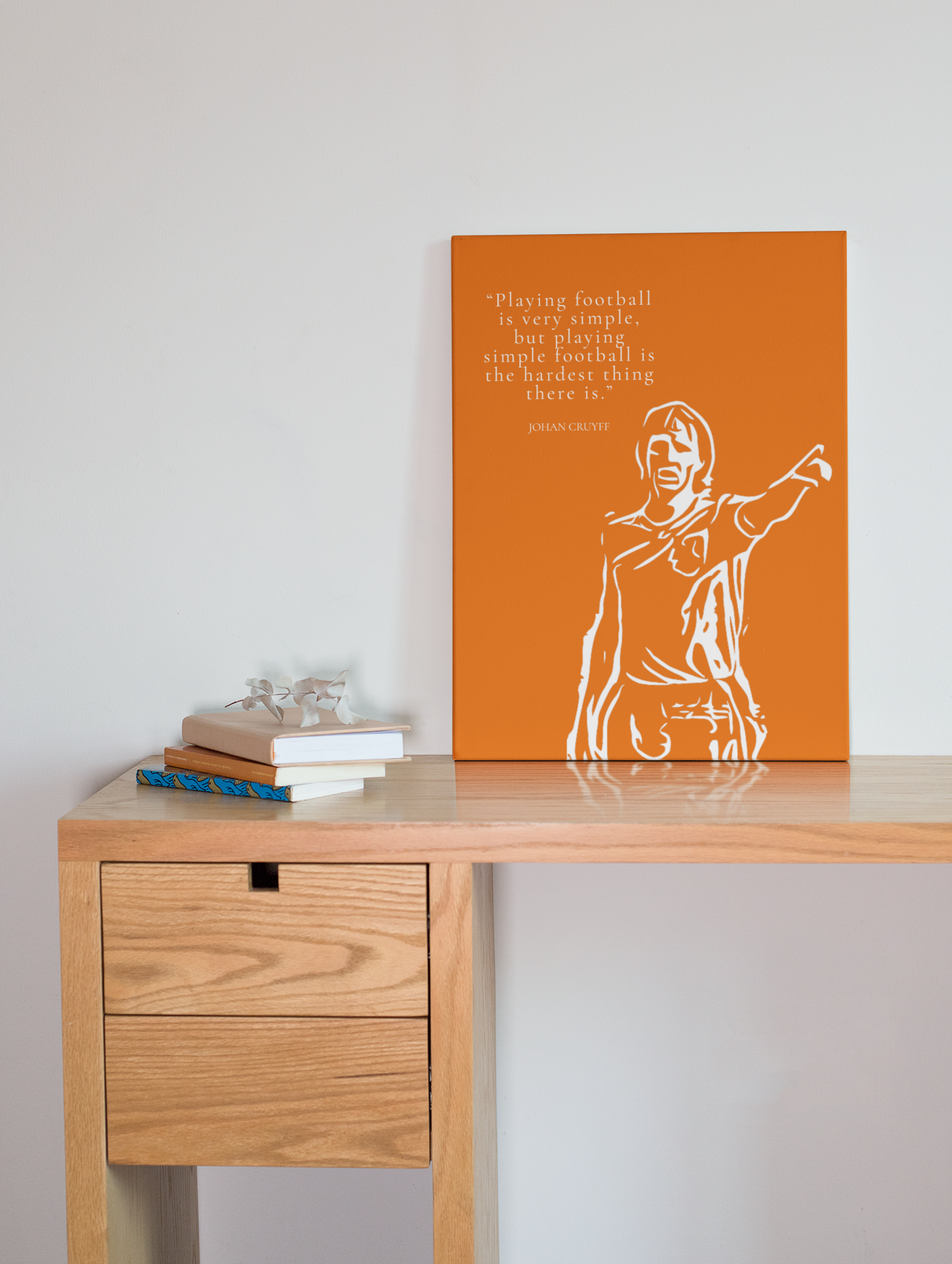Johan Cruyff World Legends aluminium wall art print