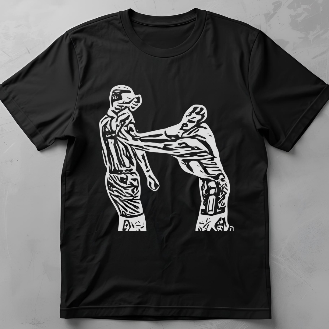 The Push (Di Canio) - flatlay tee mockup