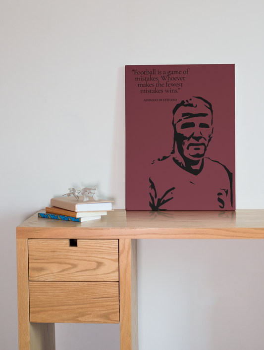 Alfredo Di Stefano World Legends aluminium wall art print