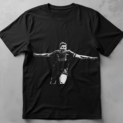 Scouse Skipper (Steven Gerrard) - flatlay tee mockup