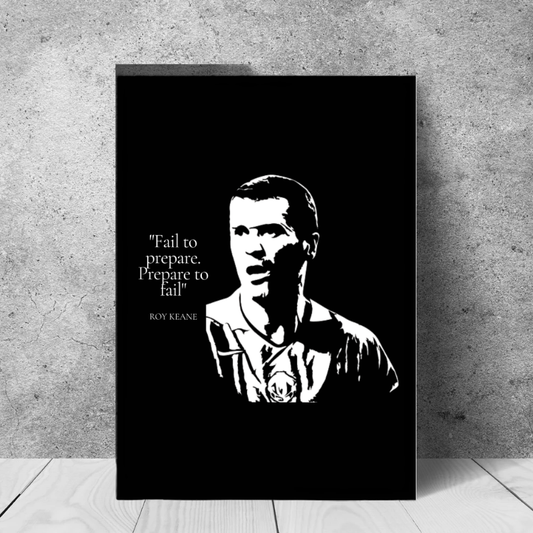 Roy Keane Premier Legends aluminium wall art print
