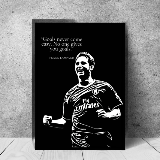 Frank Lampard Premier Legends aluminium wall art print