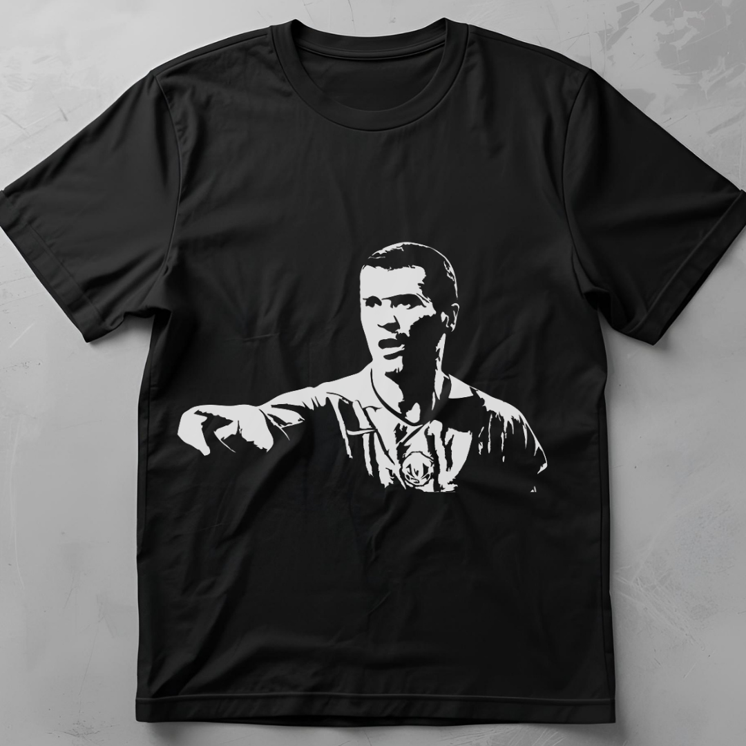 Captain Keane (Roy Keane) - flatlay tee mockup